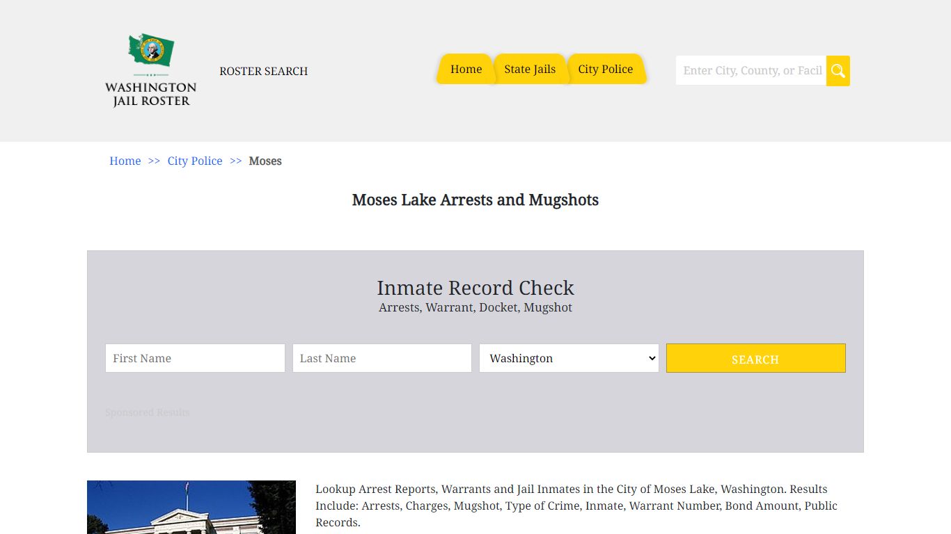 Moses Lake Arrests and Mugshots | Jail Roster Search
